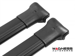 Jeep Renegade Roof Rack Cross Bars - for models w/ factory roof rails - Black - Fly Bar (2015-2023)